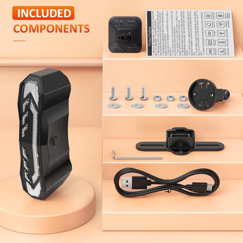 Luz Trasera Inteligente Onvian SF-31 para Bicicleta 160 Lúmenes