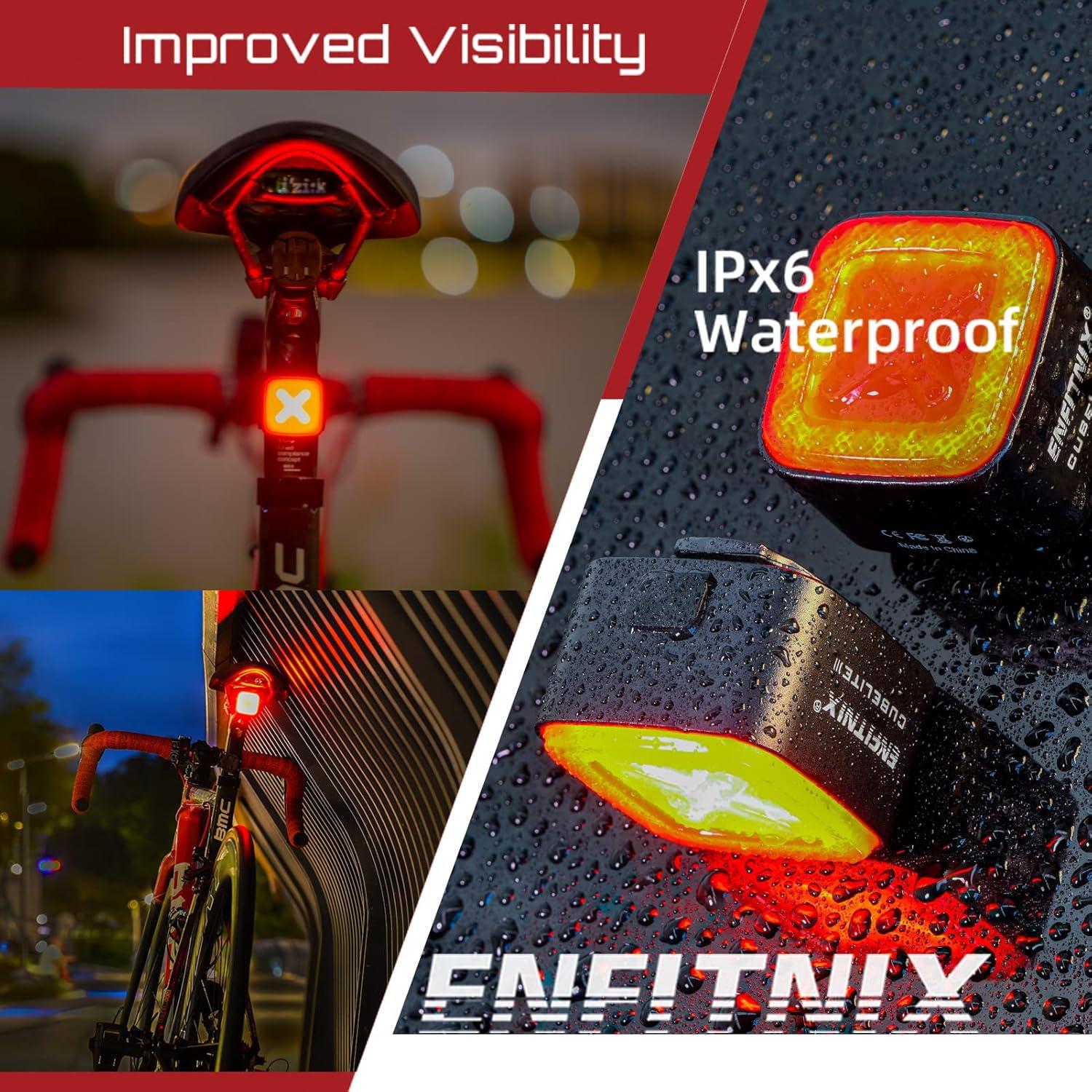 Luz Inteligente para Bicicleta ENFITNIX CUBELITE III LED USB-C