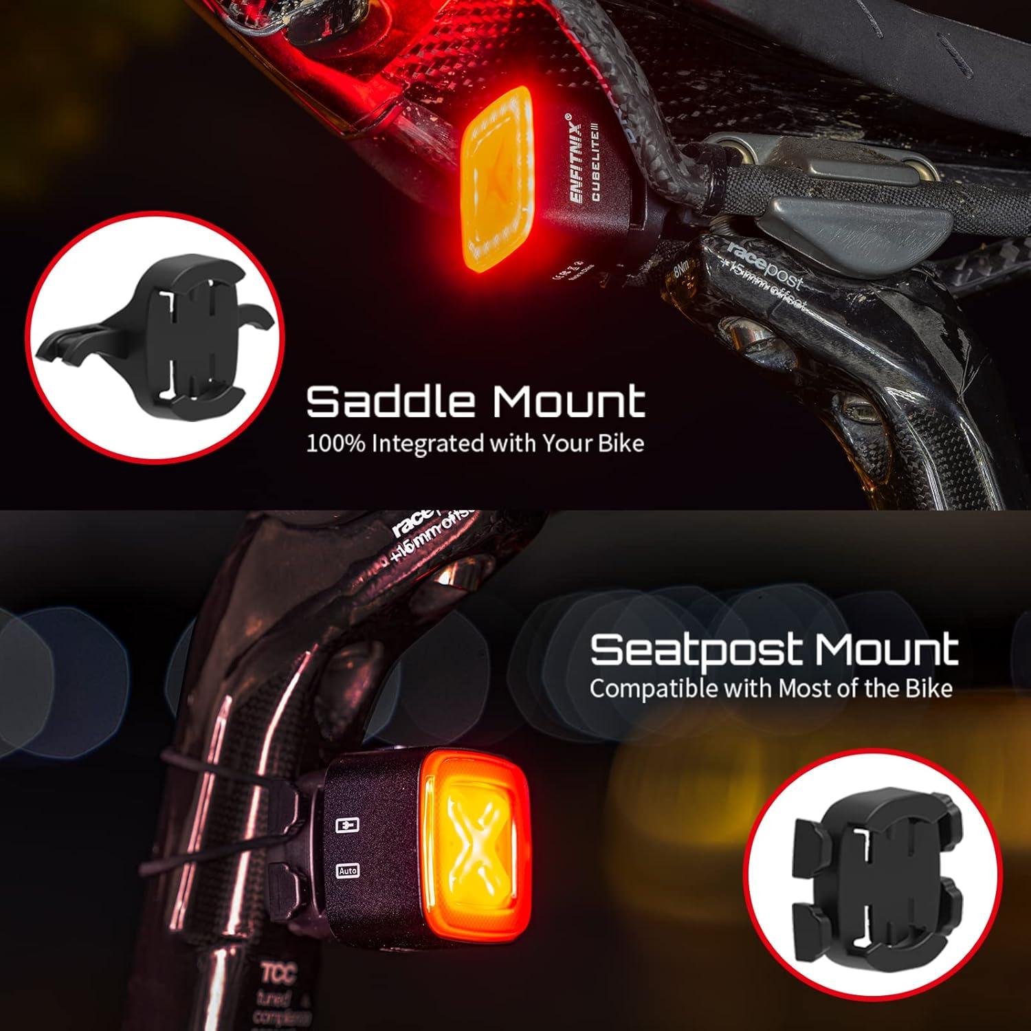 Luz Inteligente para Bicicleta ENFITNIX CUBELITE III LED USB-C