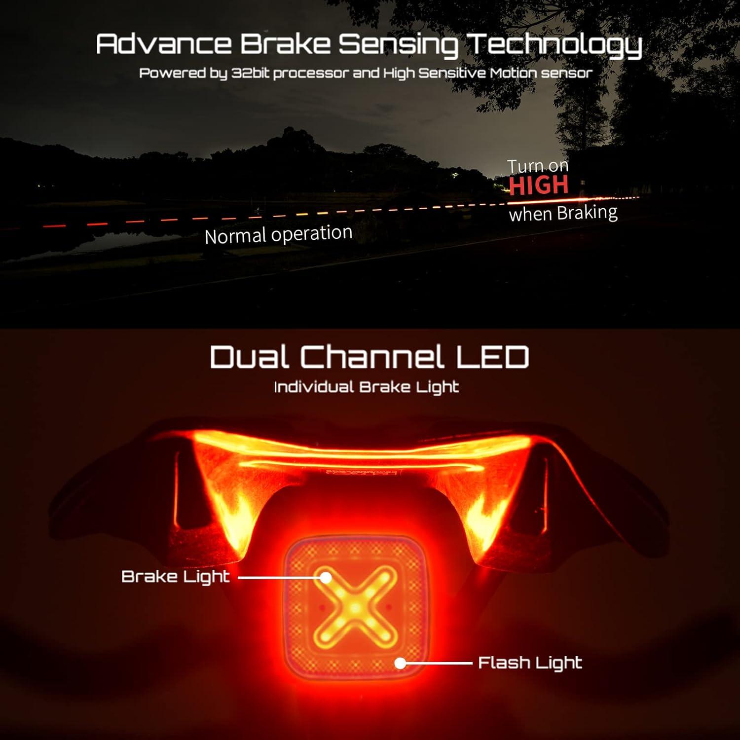 Luz Inteligente para Bicicleta ENFITNIX CUBELITE III LED USB-C