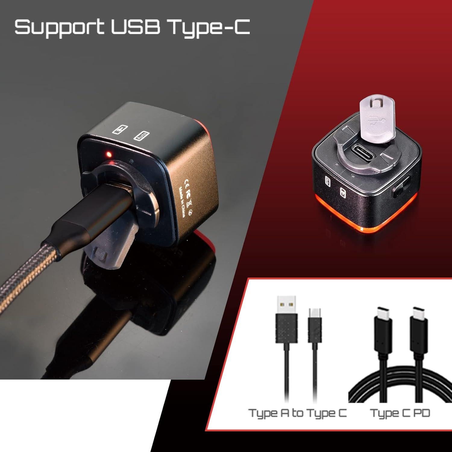 Luz Inteligente para Bicicleta ENFITNIX CUBELITE III LED USB-C