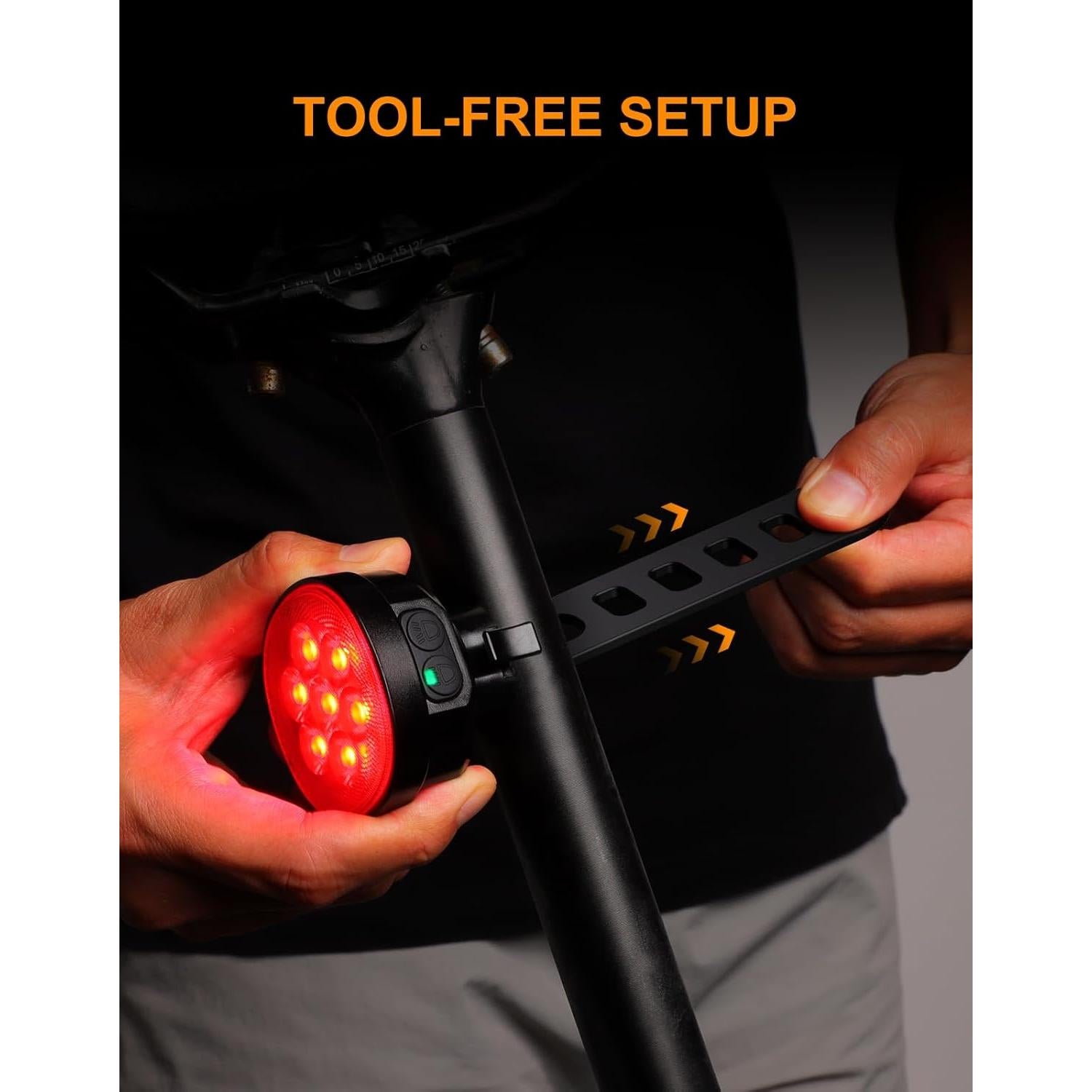 Luces LED Recargables para Bicicleta Viccux Q7 IP65 12 Modos