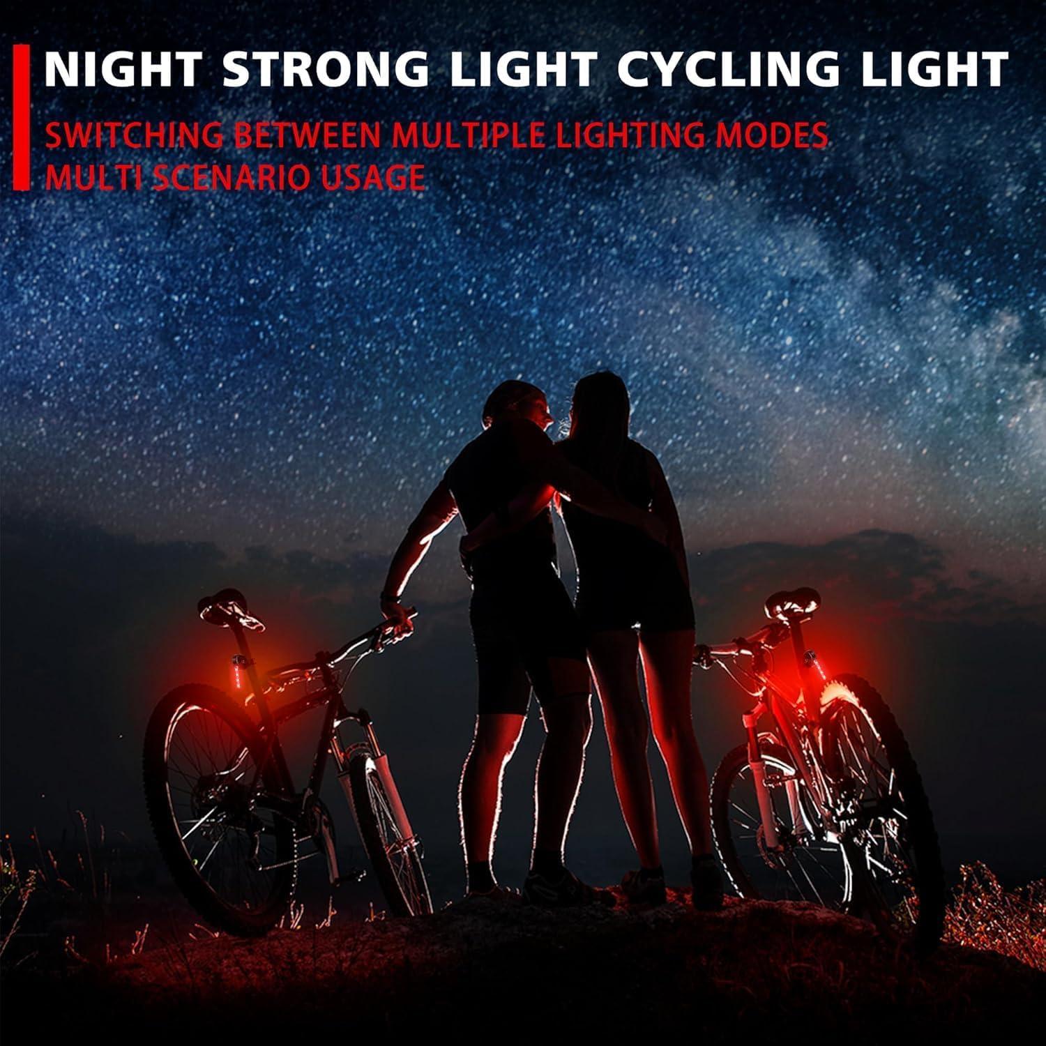 Luz Trasera LED CTHDZSW para Bicicleta, Recargable, Impermeable
