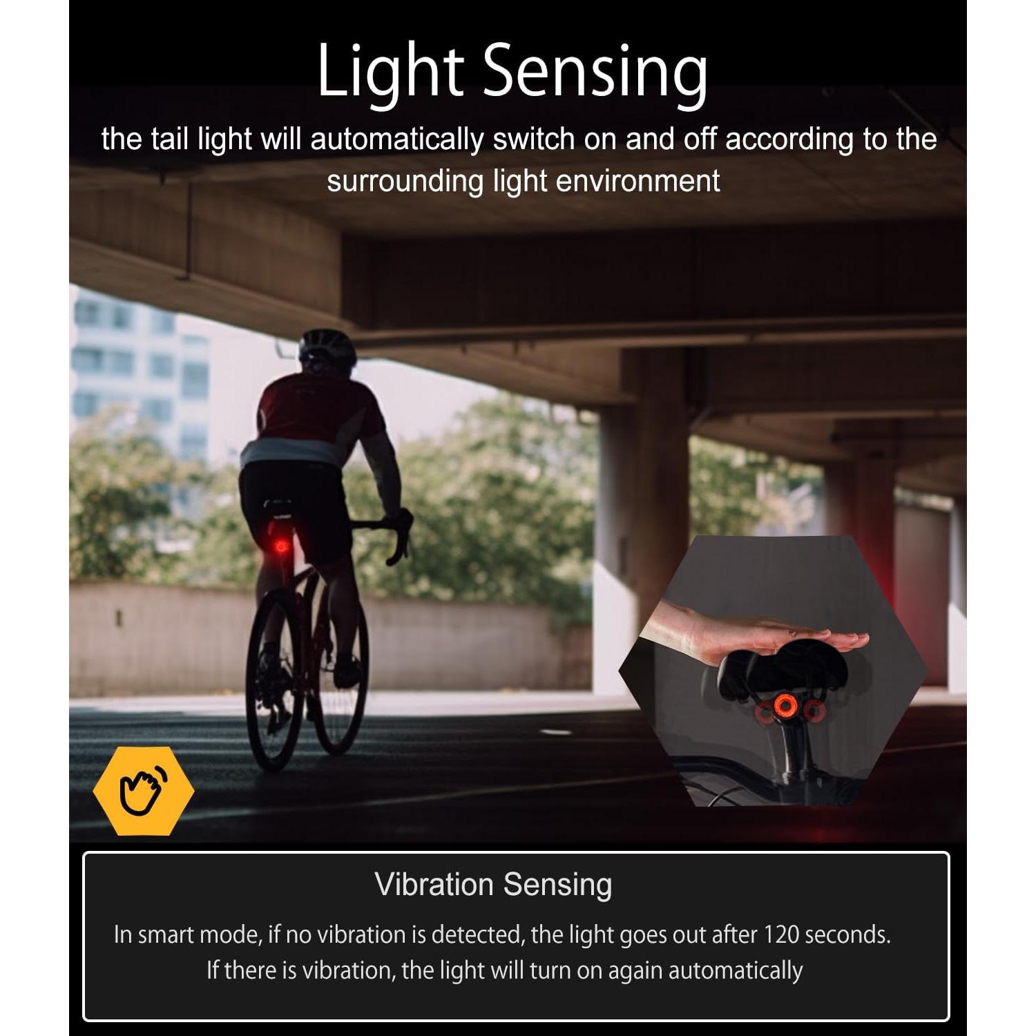 Luz Trasera de Bicicleta TOWILD TL03 LED Recargable IPX6