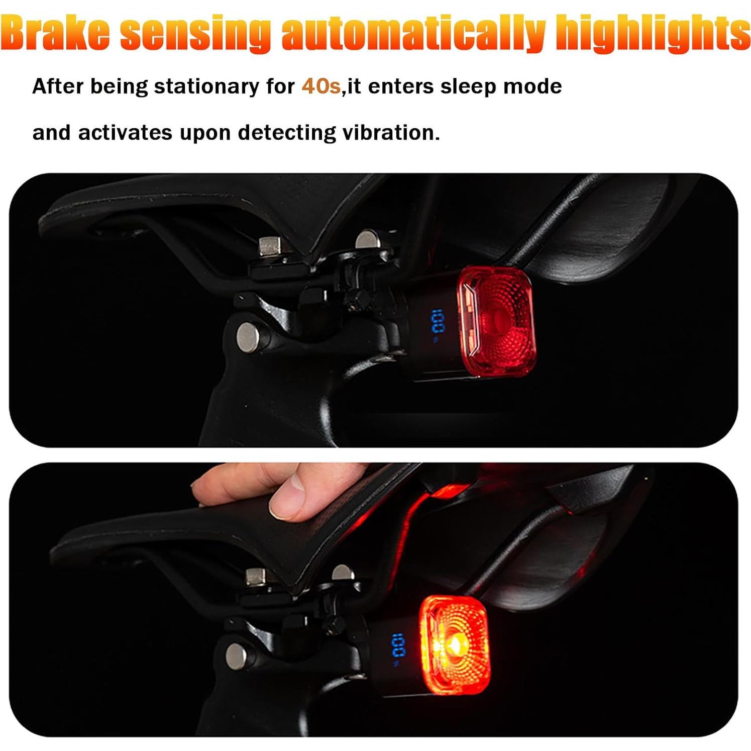 Luz Trasera Inteligente REYUNGGO AQY-0123 con Pantalla Digital