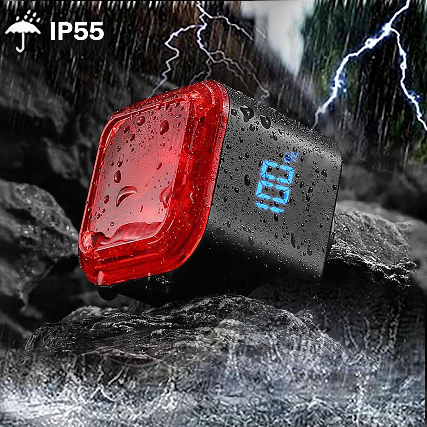 Luz Trasera Inteligente REYUNGGO AQY-0123 con Pantalla Digital