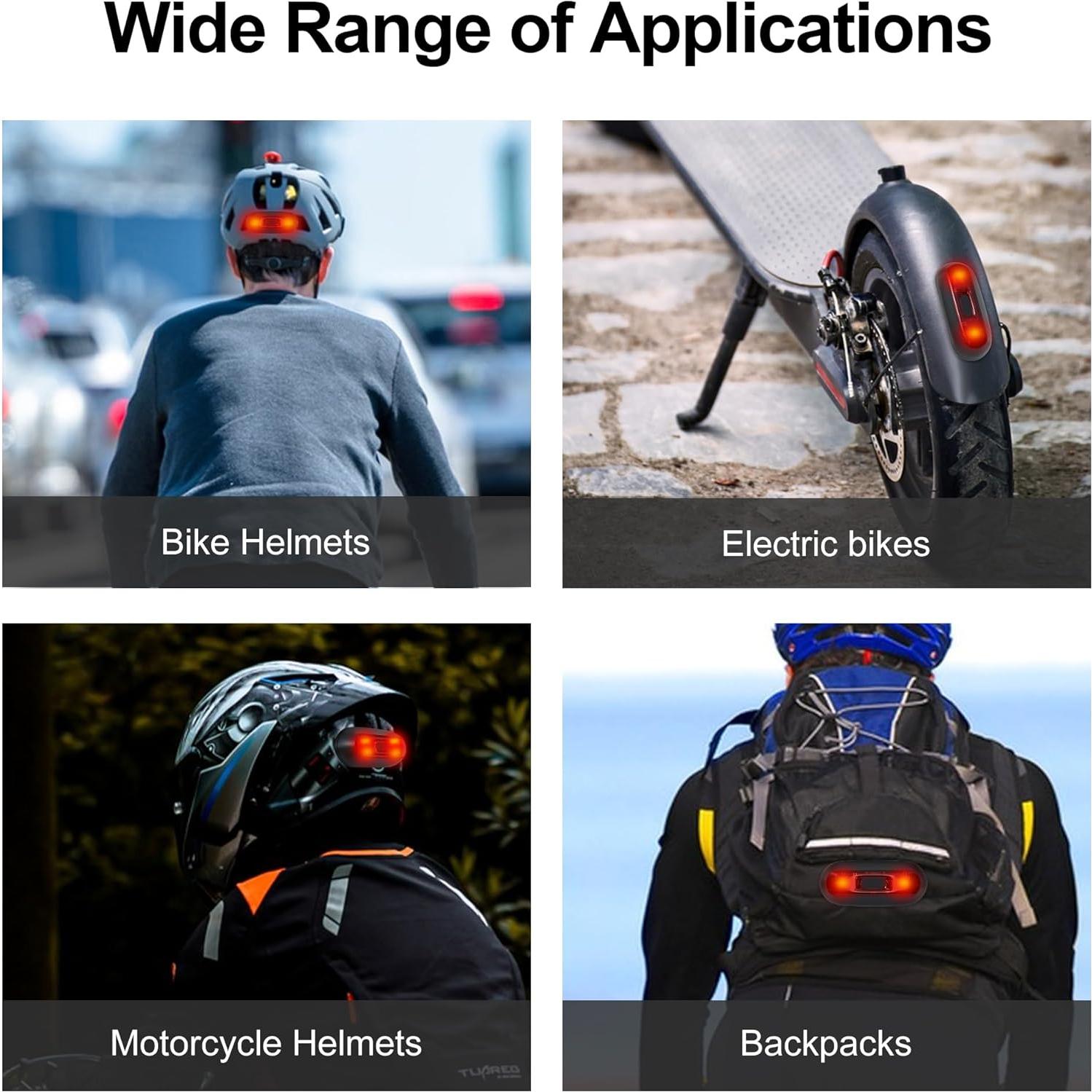 Luz para Casco JAGASOL JS-TKWD-4 LED Impermeable