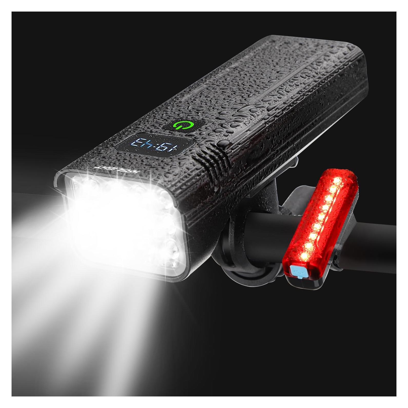 Luces de Bicicleta KASLIGHT 10000 Lúmenes LED Recargables