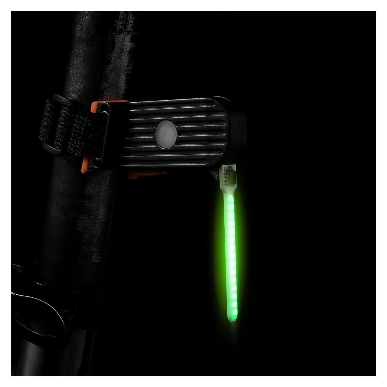 Luz Trasera LED ACRUNU LSD01-RD-YY Verde, 3 Modos, USB