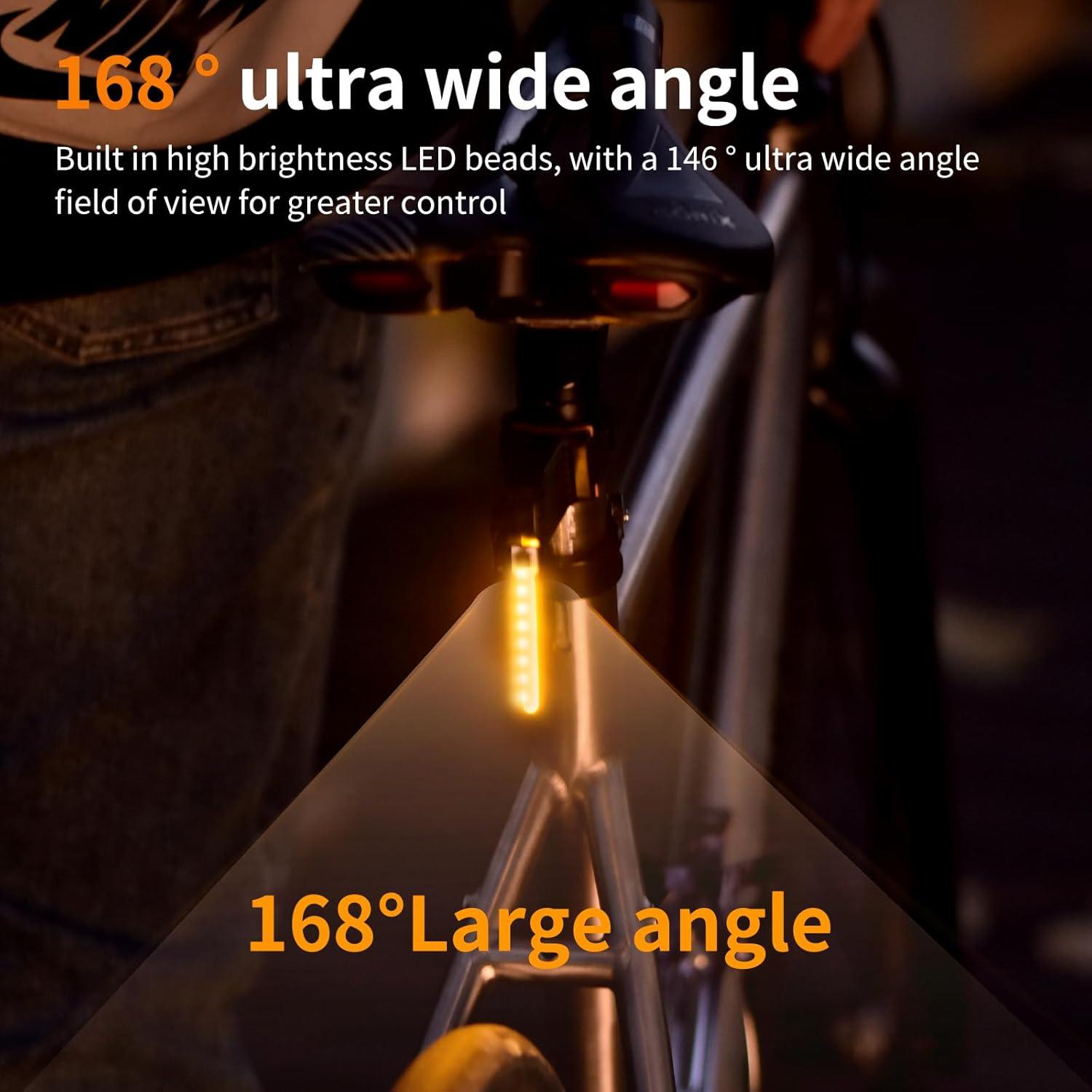 Luz Trasera LED ACRUNU LSD01-RD-YY Verde, 3 Modos, USB