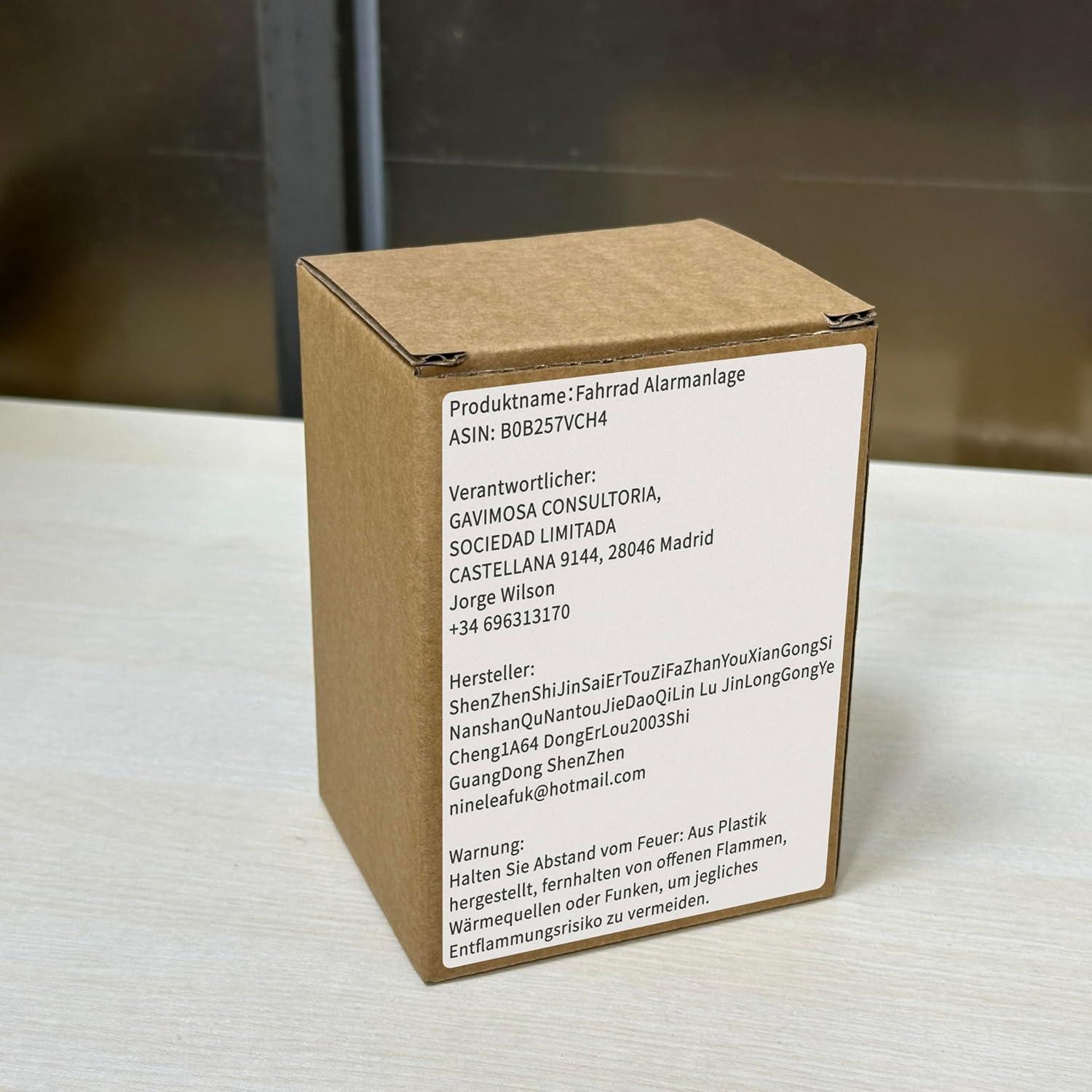 Luz Trasera Inteligente NineLeaf KS-SF33R con Alarma 113dB