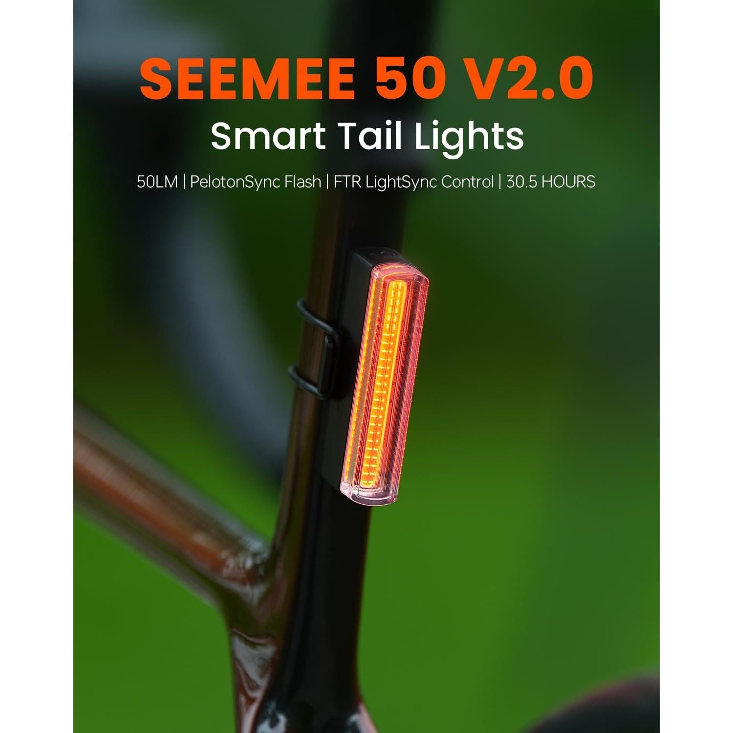 Luz Trasera Magicshine SEEMEE 50 V2.0 Recargable USB-C 50 Lúmenes