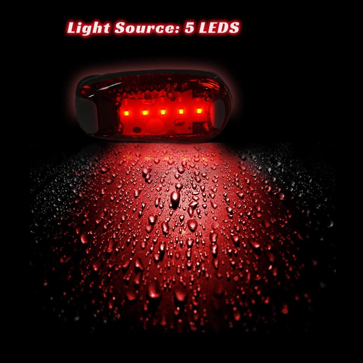 Luz Trasera LED Constefire - Paquete de 4, Impermeable, 3 Modos