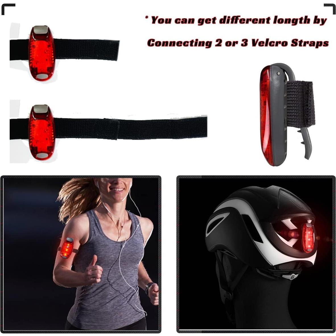 Luz Trasera LED Constefire - Paquete de 4, Impermeable, 3 Modos