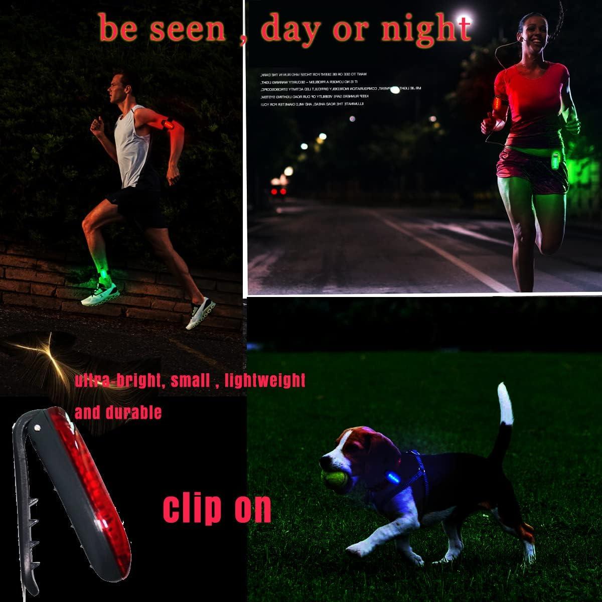 Luz Trasera LED Constefire - Paquete de 4, Impermeable, 3 Modos