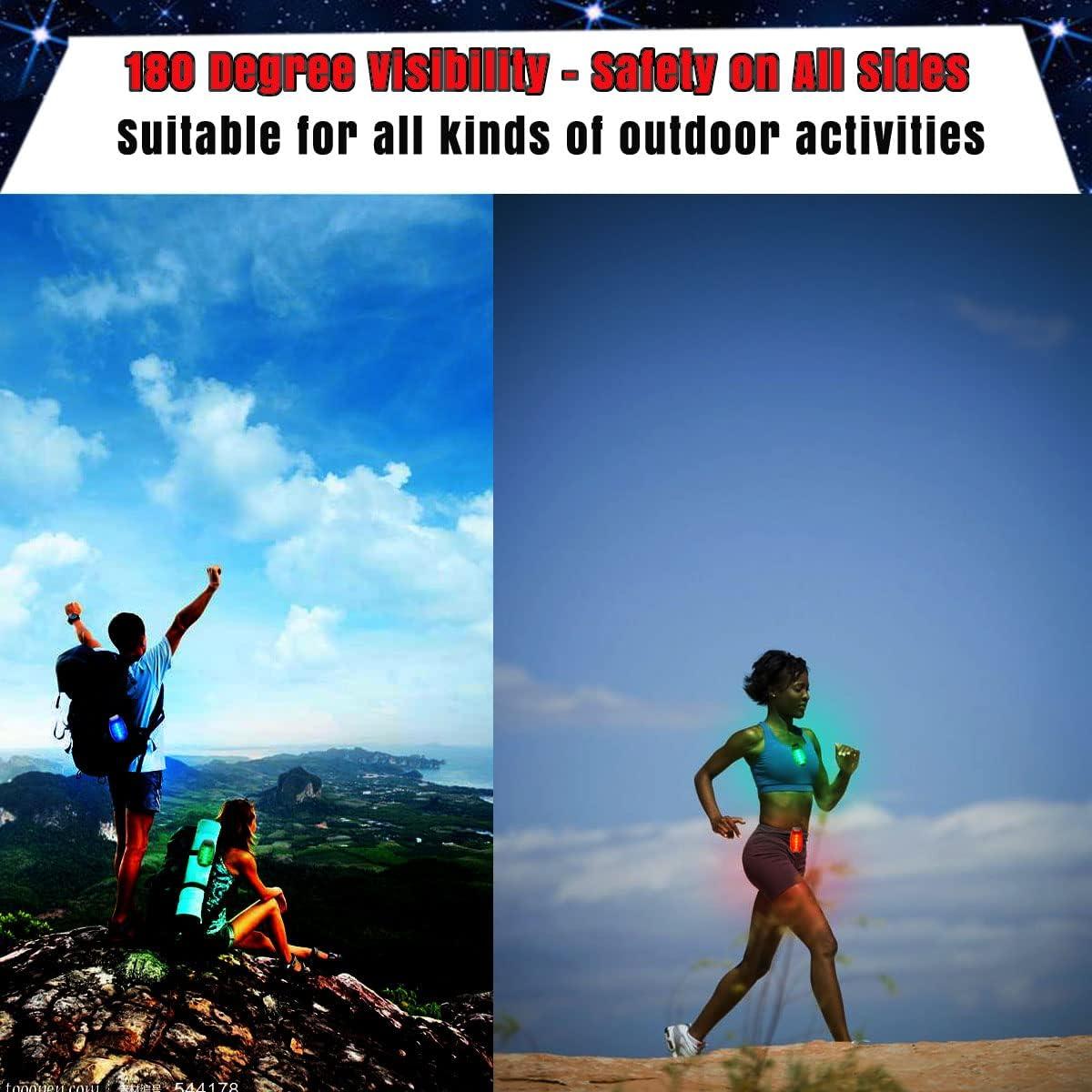 Luz Trasera LED Constefire - Paquete de 4, Impermeable, 3 Modos