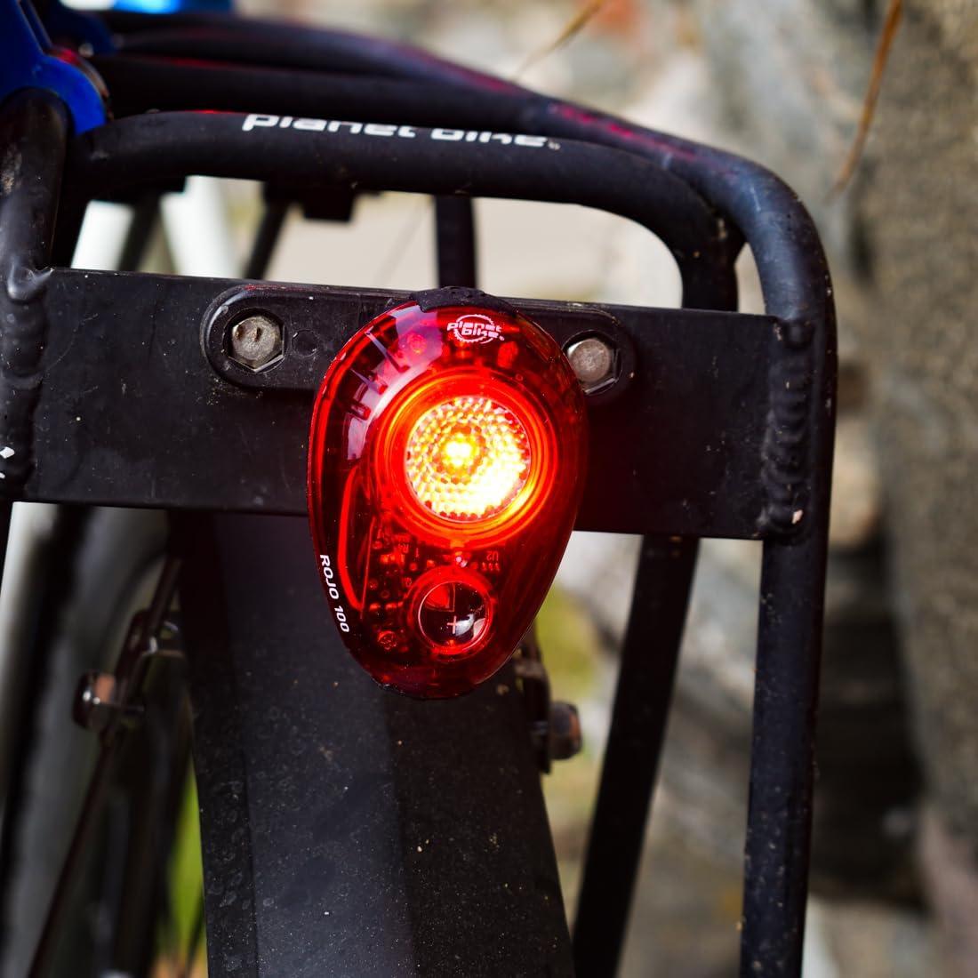 Luz Trasera de Bicicleta Planet Bike Rojo 100 USB-C 100 Lúmenes