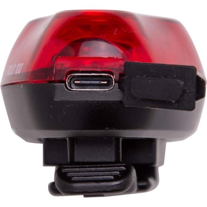 Luz Trasera de Bicicleta Planet Bike Rojo 100 USB-C 100 Lúmenes