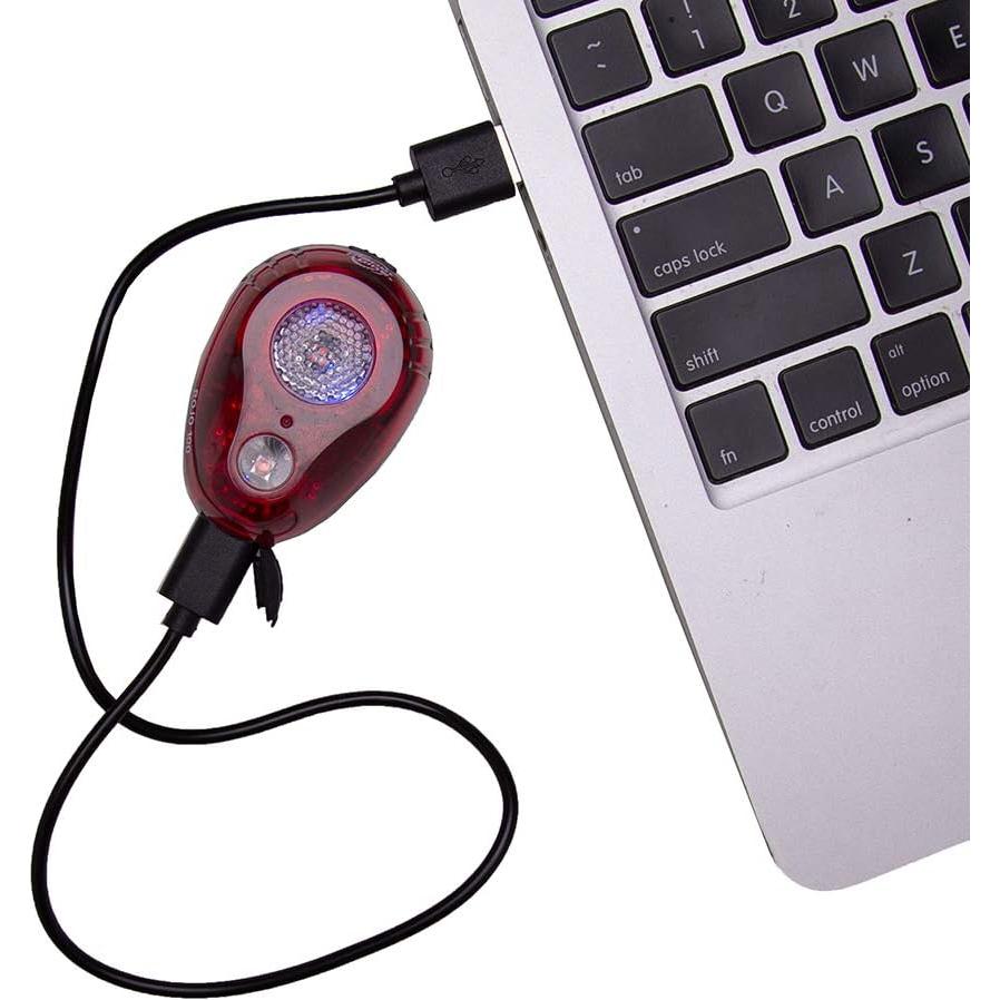 Luz Trasera de Bicicleta Planet Bike Rojo 100 USB-C 100 Lúmenes