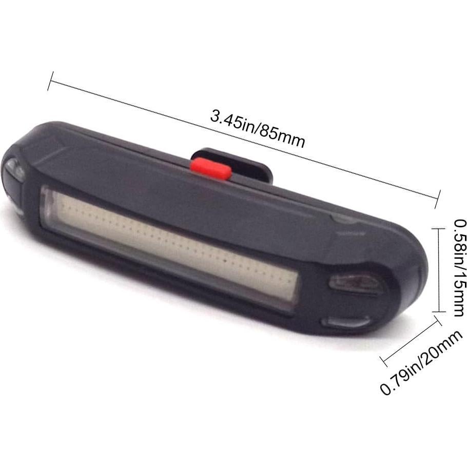 Luz Trasera de Bicicleta Superdream Recargable USB Impermeable