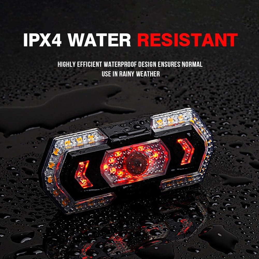 Luz Trasera de Bicicleta KaiDengZhe LED Recargable USB 5 Modos