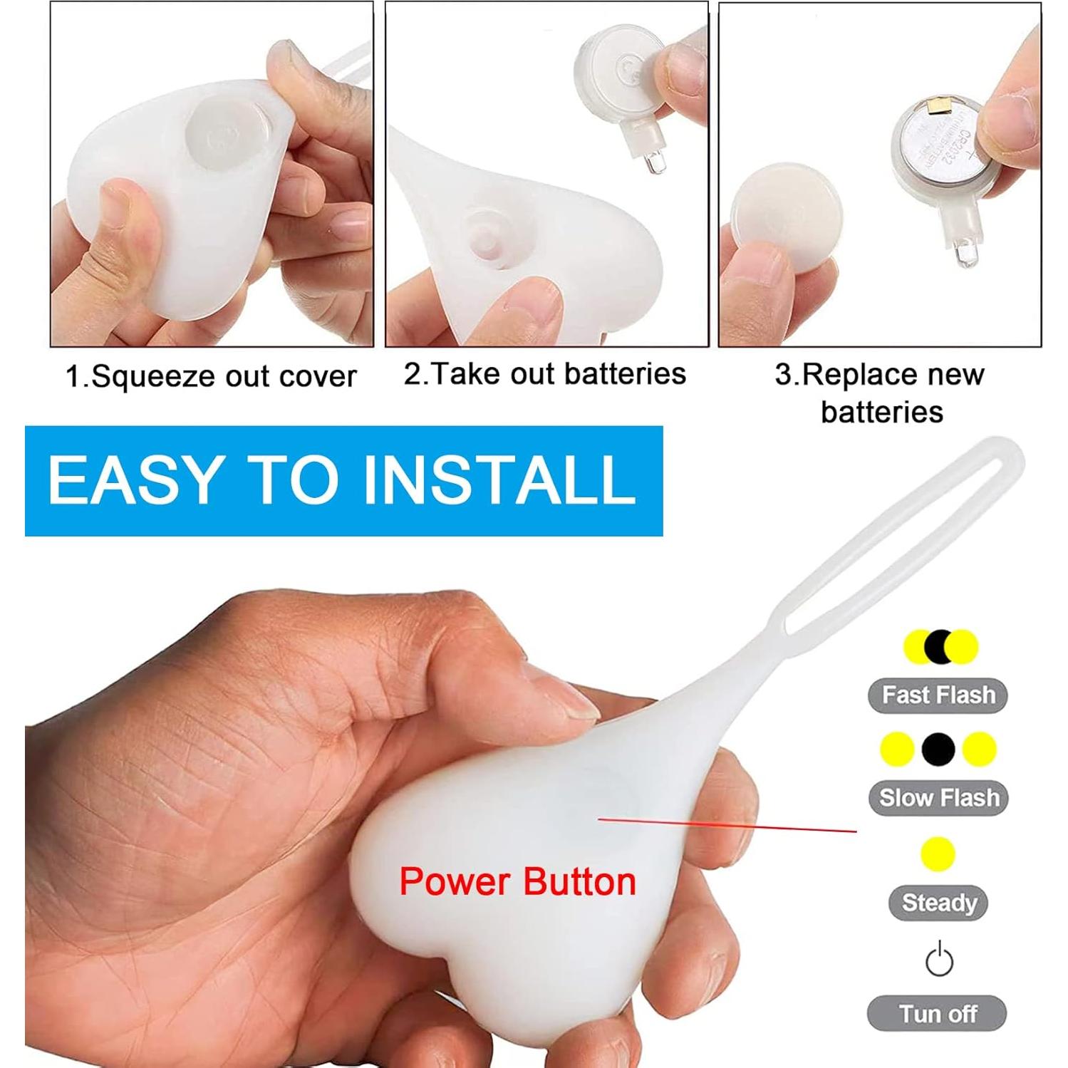 Luz Trasera LED YUERWOVER C-TBL-1 Impermeable Azul