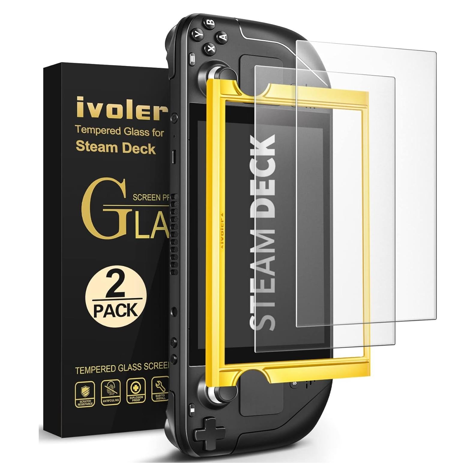 Protector de Pantalla iVoler 2-Pack Anti-Reflejo para Steam Deck