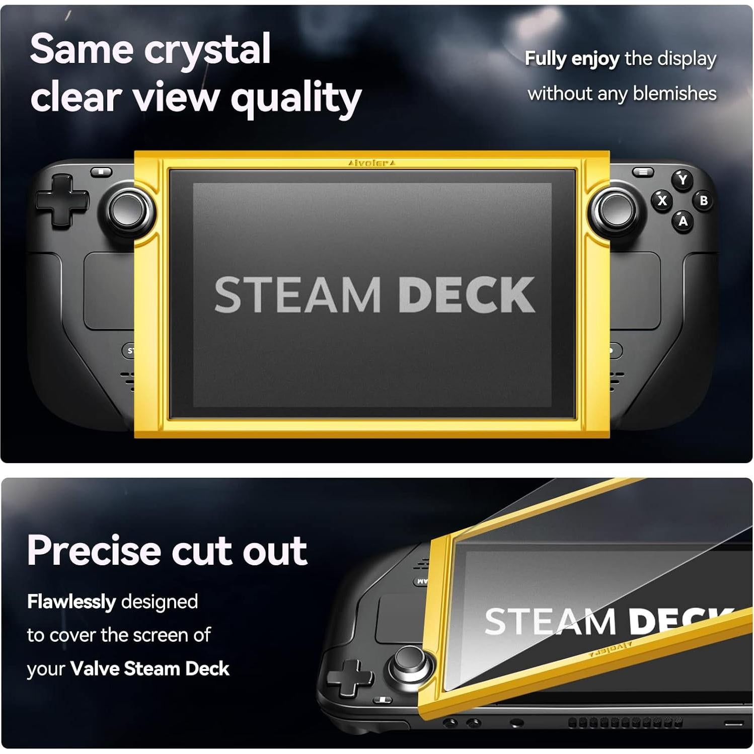 Protector de Pantalla iVoler 2-Pack Anti-Reflejo para Steam Deck
