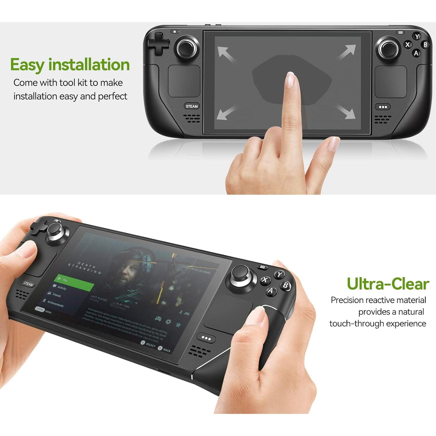 Protector de Pantalla iVoler 2-Pack Anti-Reflejo para Steam Deck