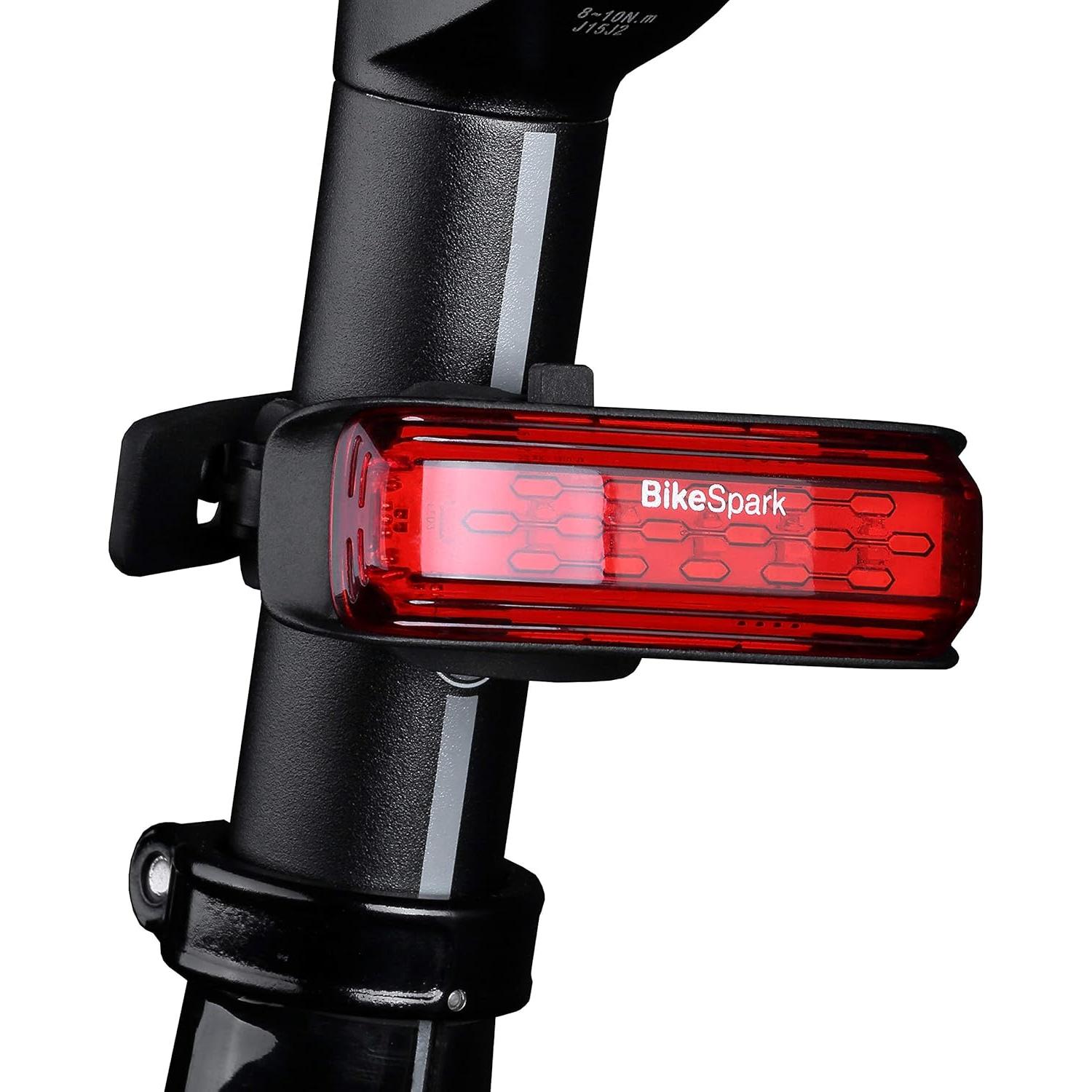 Luz Trasera LED BikeSpark G2 - Recargable USB, IPX5, 20 Lúmenes