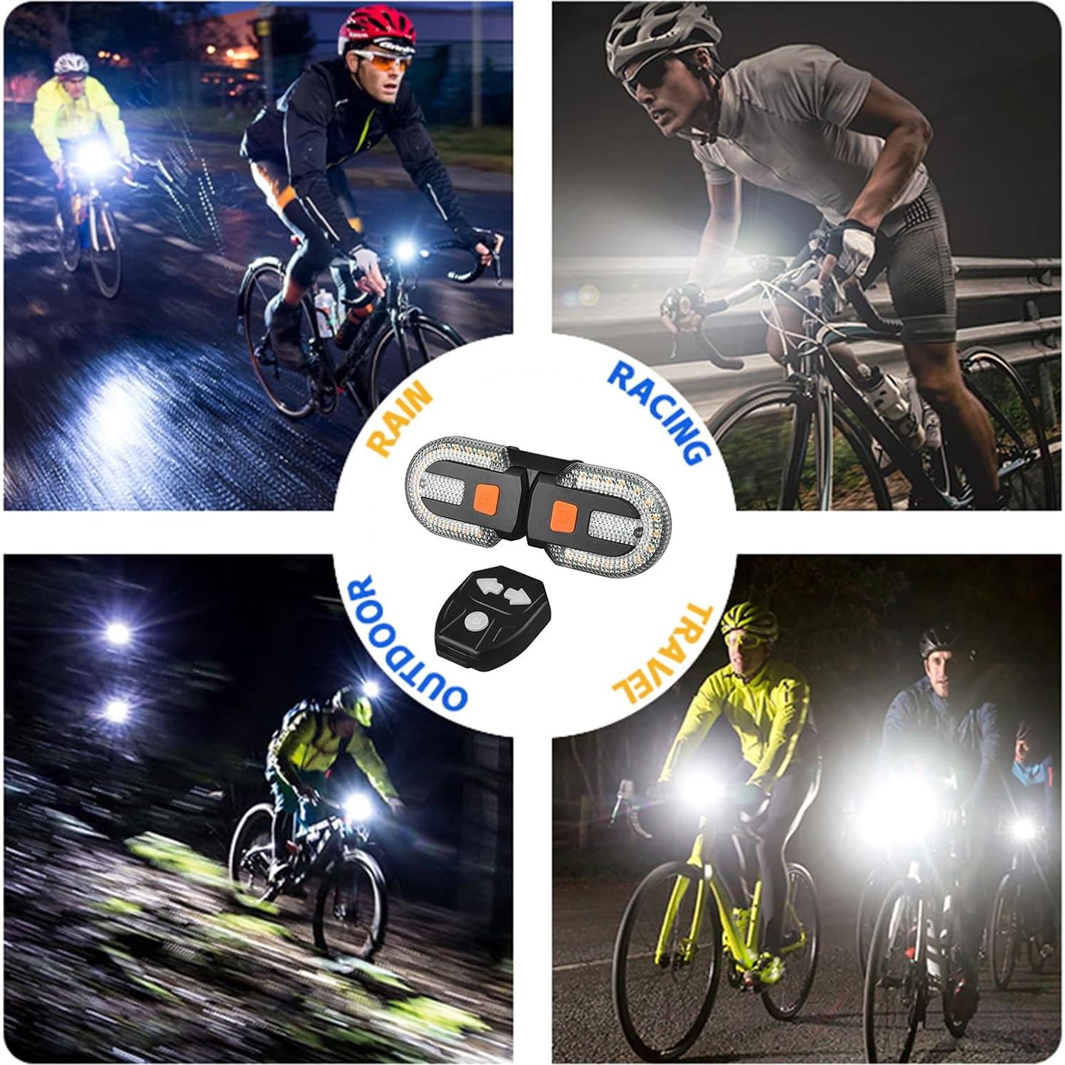 Señal de Giro Inalámbrica JIMYAO JM-00021 LED Recargable