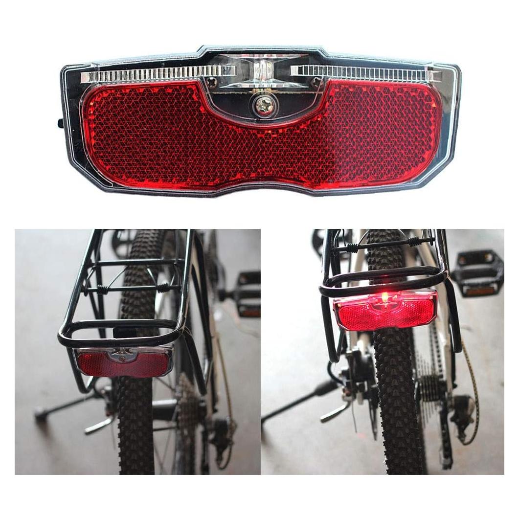 Luz Trasera LED para Bicicleta LOVFASH Rojo 12x5cm
