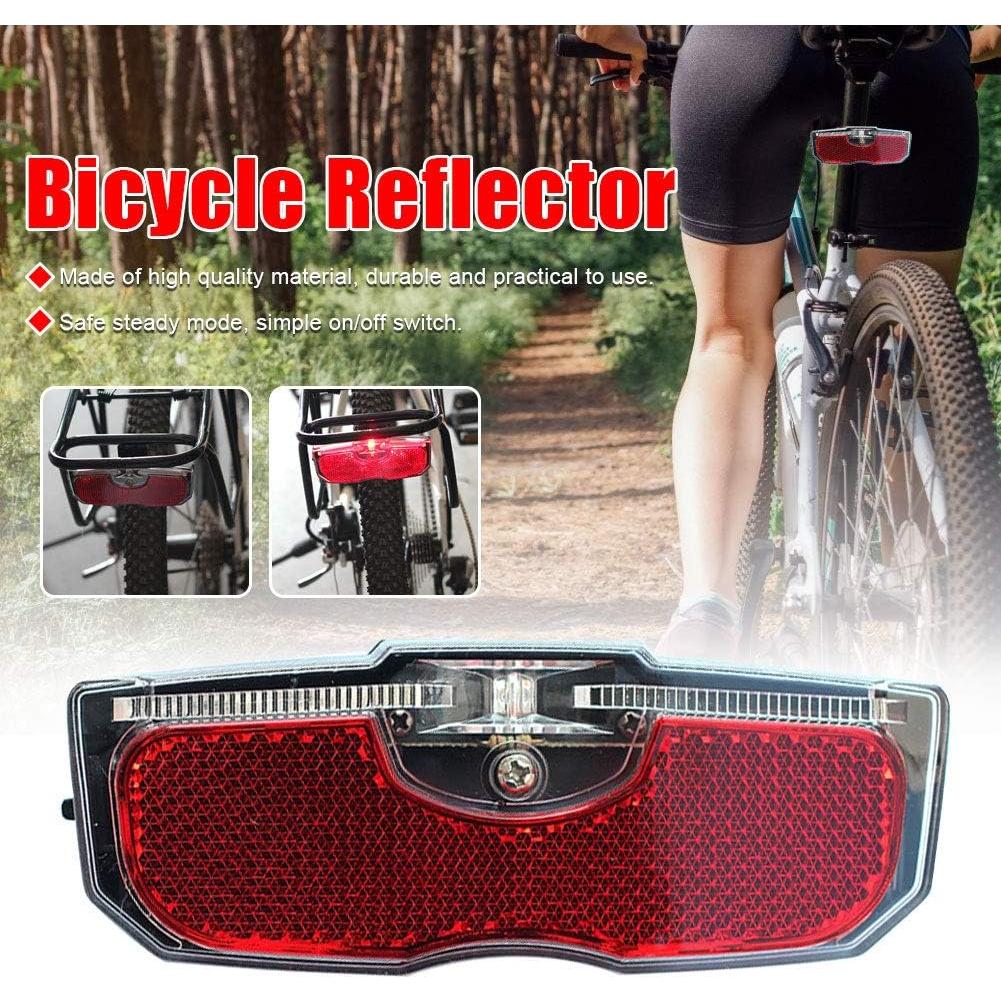 Luz Trasera LED para Bicicleta LOVFASH Rojo 12x5cm