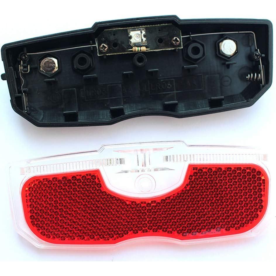 Luz Trasera LED para Bicicleta LOVFASH Rojo 12x5cm