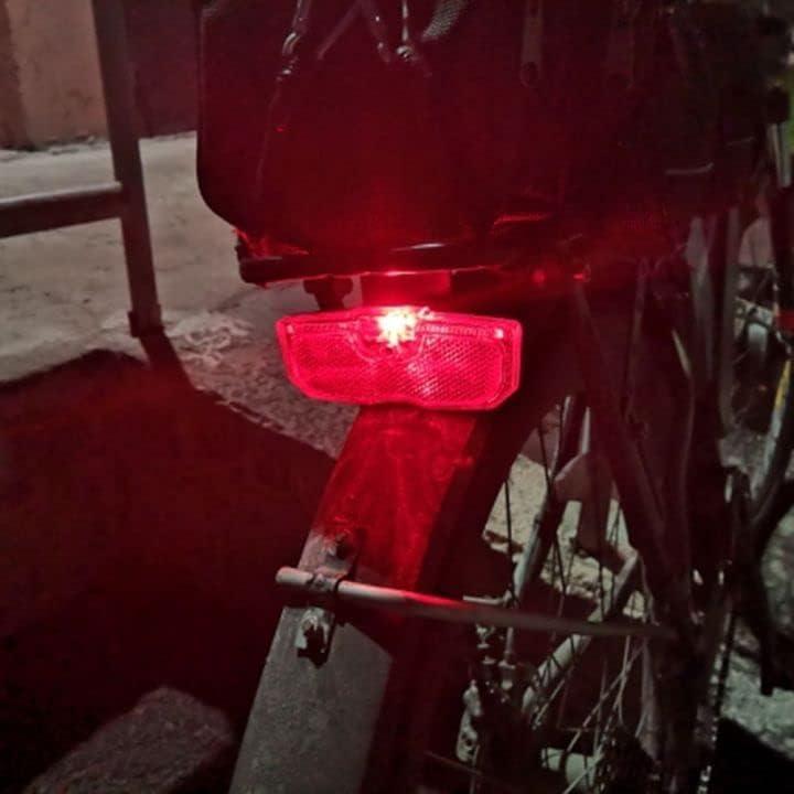 Luz Trasera LED para Bicicleta LOVFASH Rojo 12x5cm
