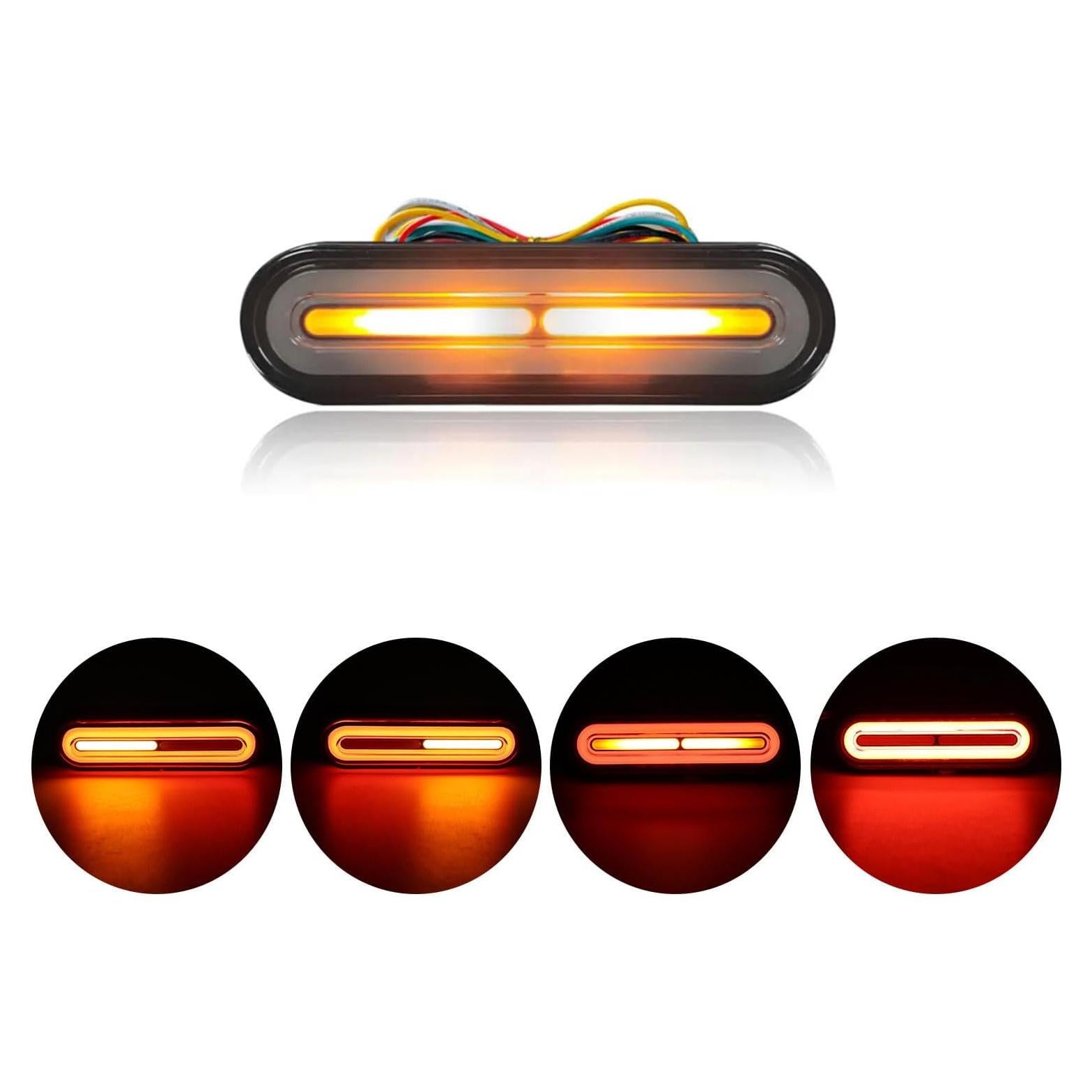 Luz de Freno y Señales de Giro Alopee 5" IP67 para Motocicleta