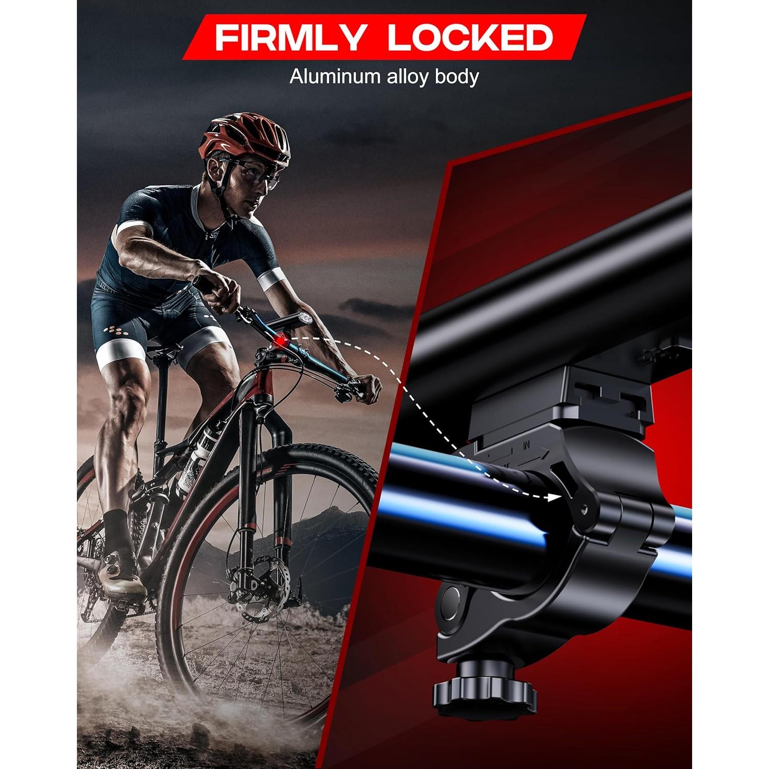 Juego de Luces LED Recargables Prasky para Bicicleta IP65