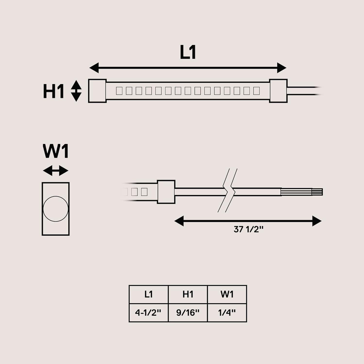 Tira de Luz LED Roja 5" ONLINE LED STORE para Motocicleta