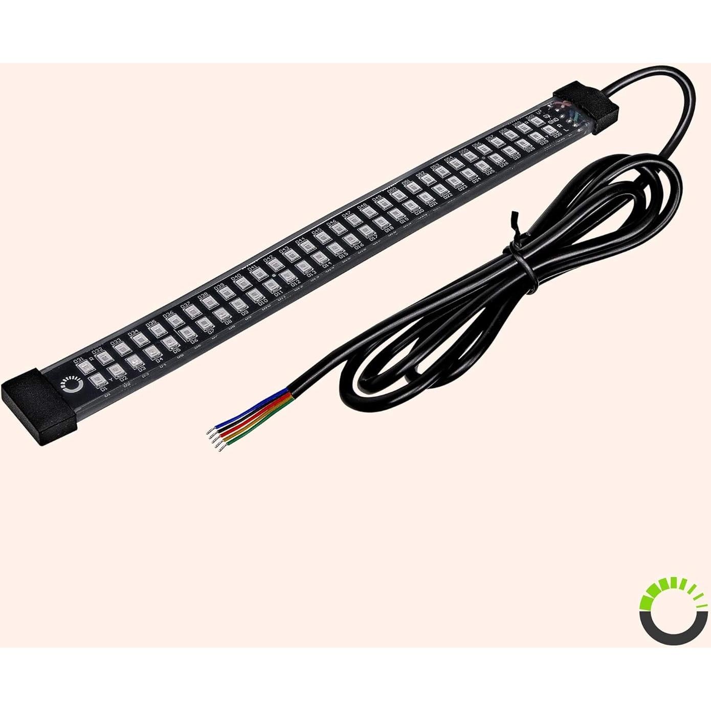 Tira de Luz LED Roja 5" ONLINE LED STORE para Motocicleta