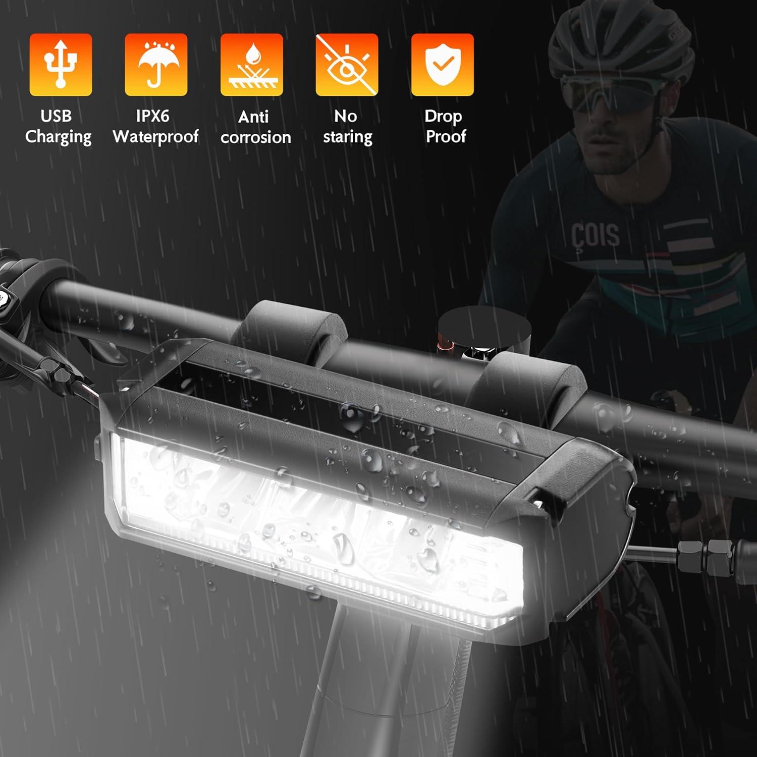 Luz de Bicicleta Mooyude US-610-001 500 Lúmenes Impermeable