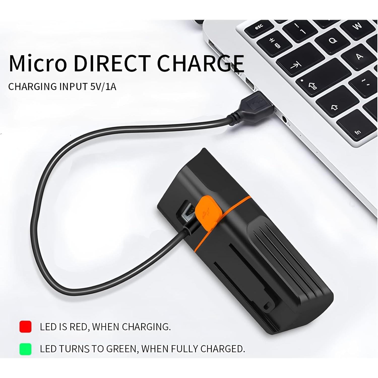 Luz de Bicicleta Recargable USB Gyhuego LED Frontal y Trasera