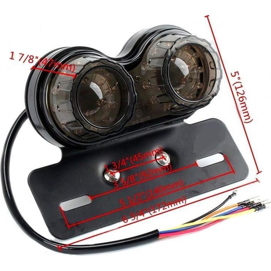 Luz Trasera Motocicleta Anki HappiGo 40W LED Integrada