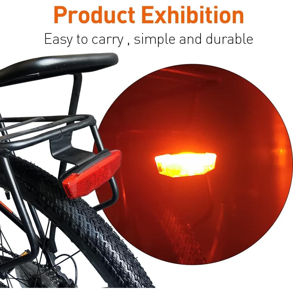 Luz Trasera LED HUDAMZKY 6V-60V Impermeable para Bicicleta