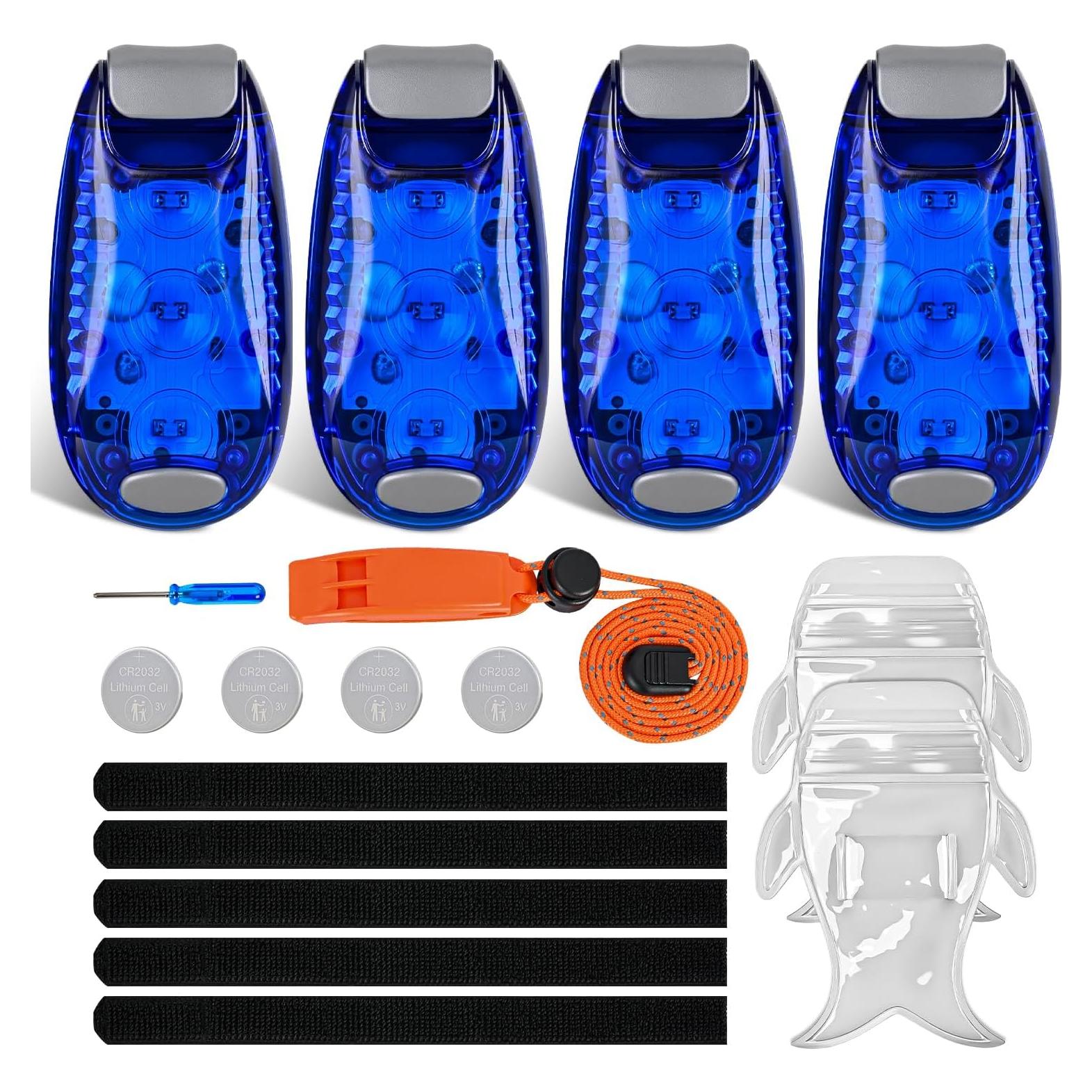 Luces de Seguridad LED Nilight SP-609B Azul Impermeables 4PCS