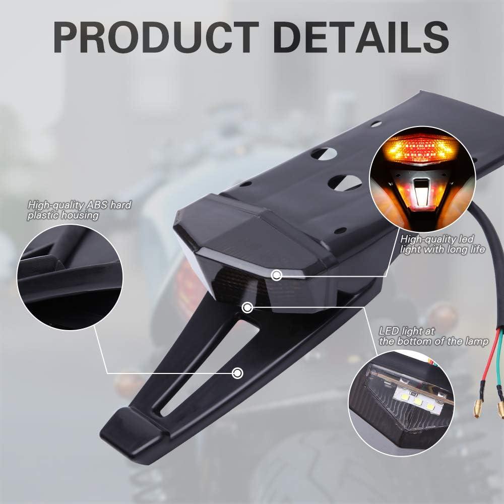 Luz Trasera LED de Freno Opciones Ricas Humo para Motocicletas