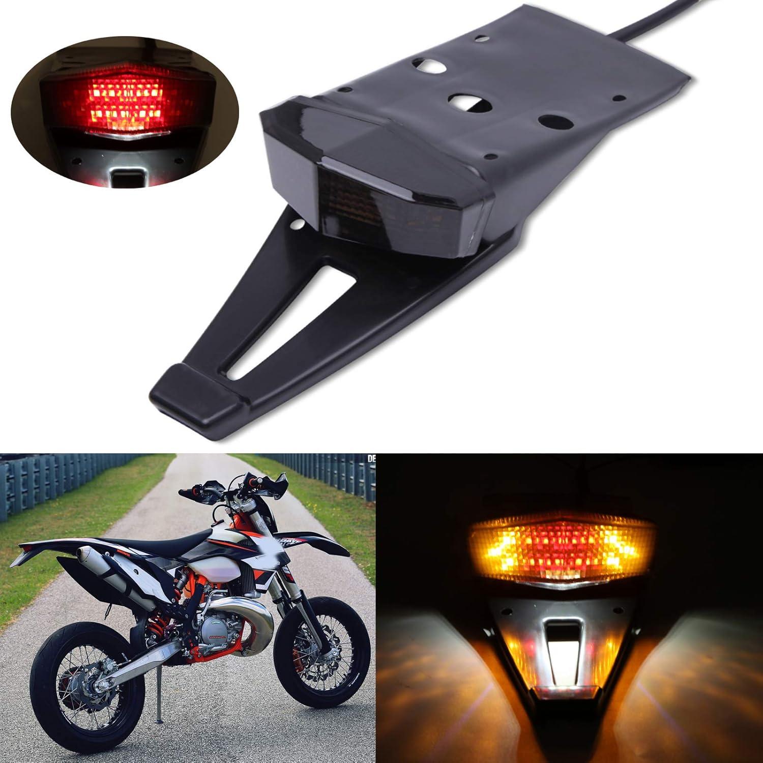 Luz Trasera LED de Freno Opciones Ricas Humo para Motocicletas