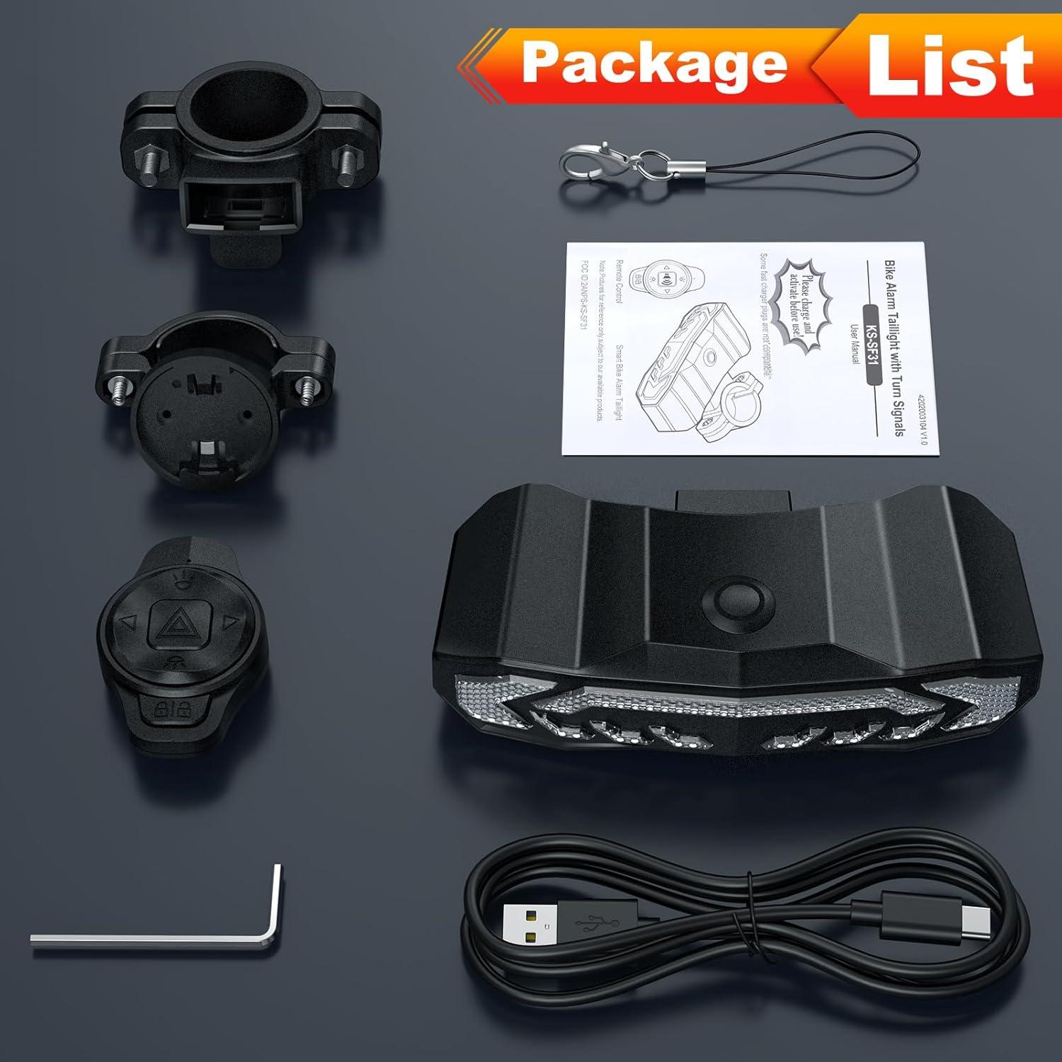 Luz Trasera Inteligente EQIIO SF31&WL02C 160 Lúmenes IP65