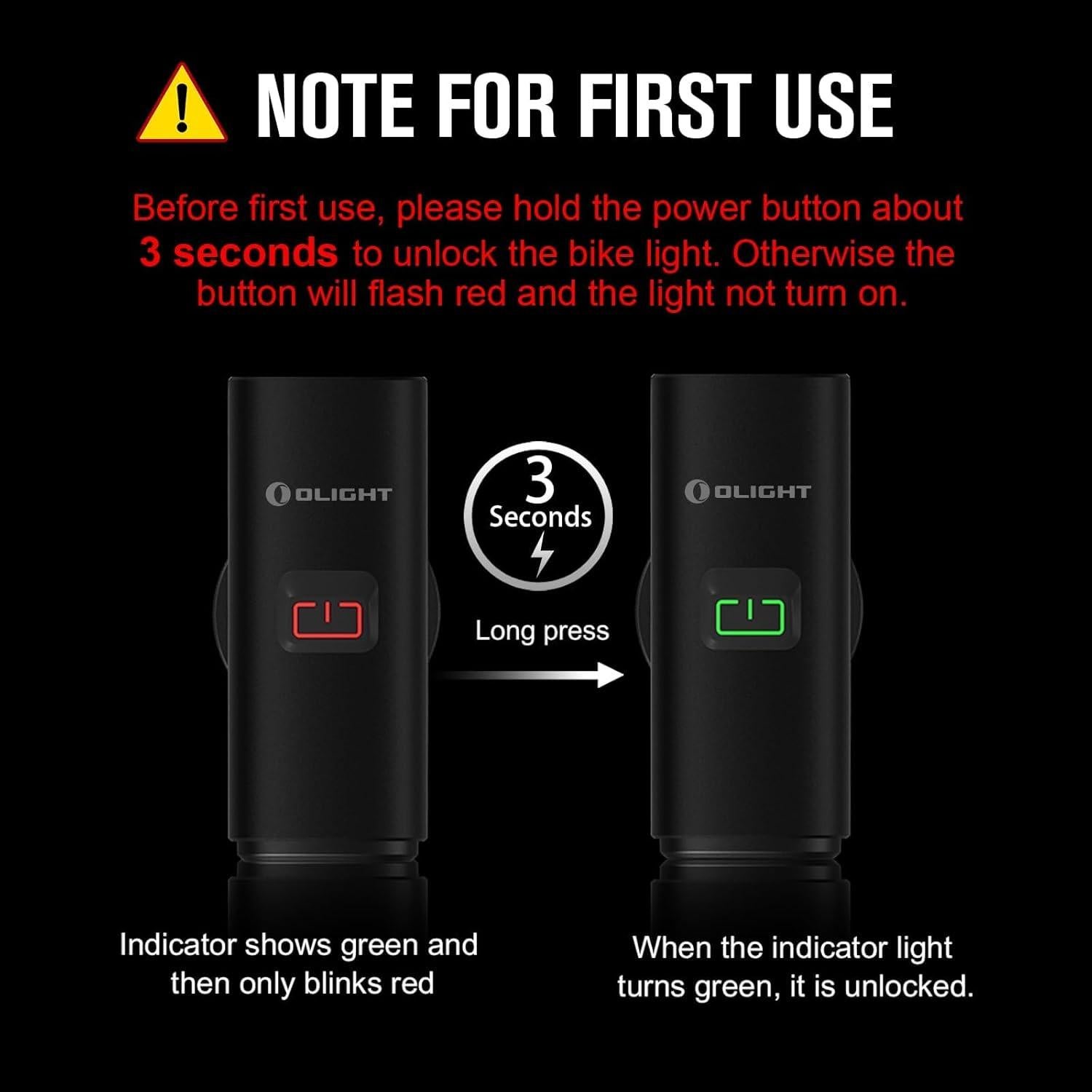 Juego de Luces para Bicicleta OLIGHT RN 400 y SEEMEE 30 C