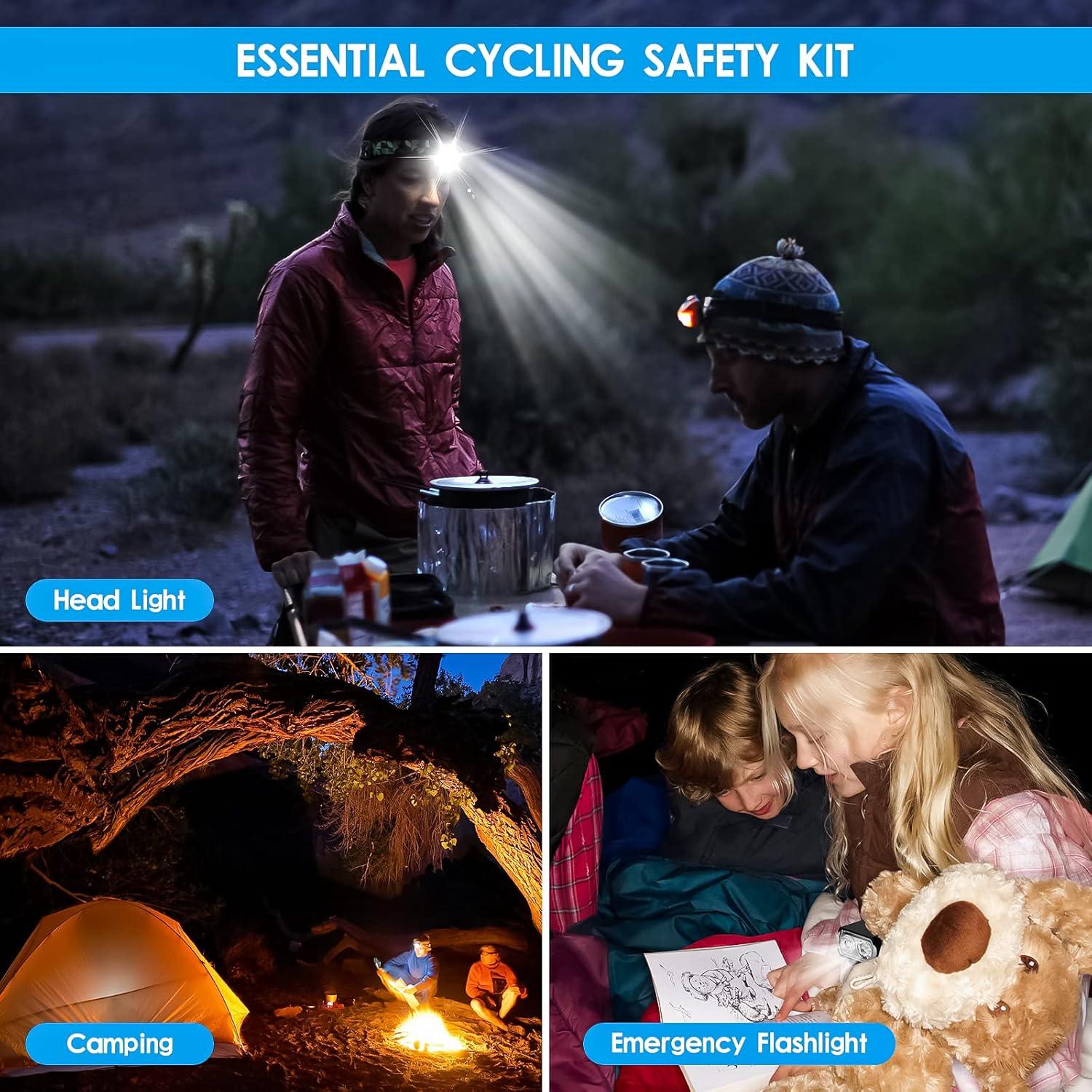 Juego de Luces para Bicicleta YumSur, 1000 Lúmenes, Recargable USB