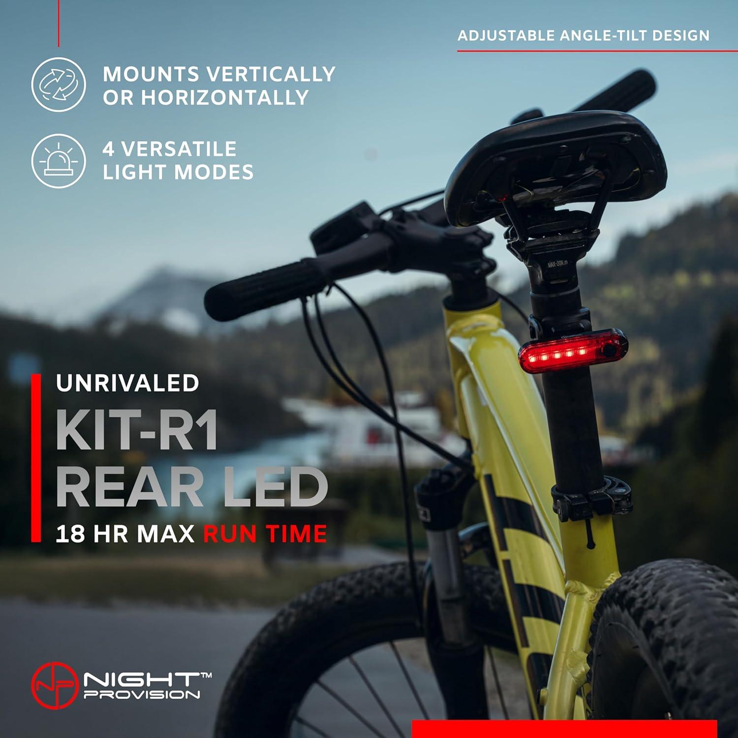 Luces de Bicicleta Delante y Detrás NP NIGHT PROVISION BX-500 540 Lúmenes